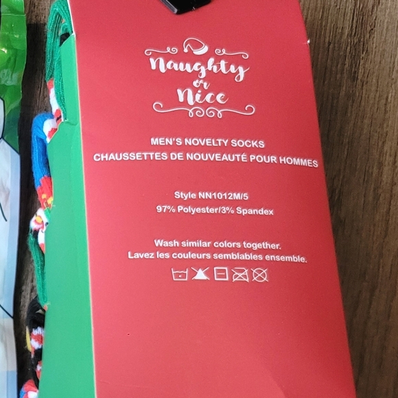 10 Novelty Christmas Socks- Naught or Nice & Nutcracker Underwear - Picture 3 of 10